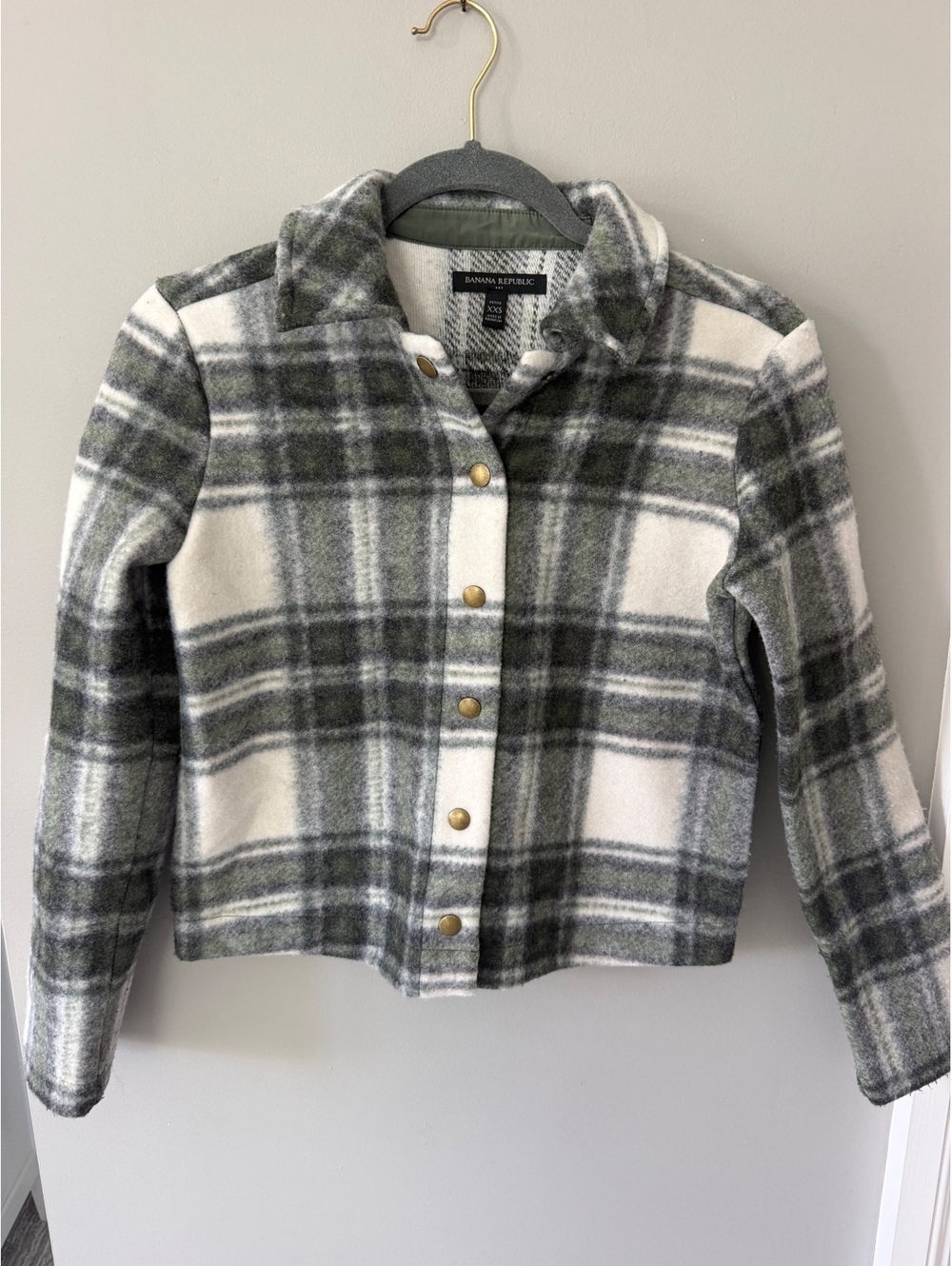 Banana Republic Cropped Fleece Jacket